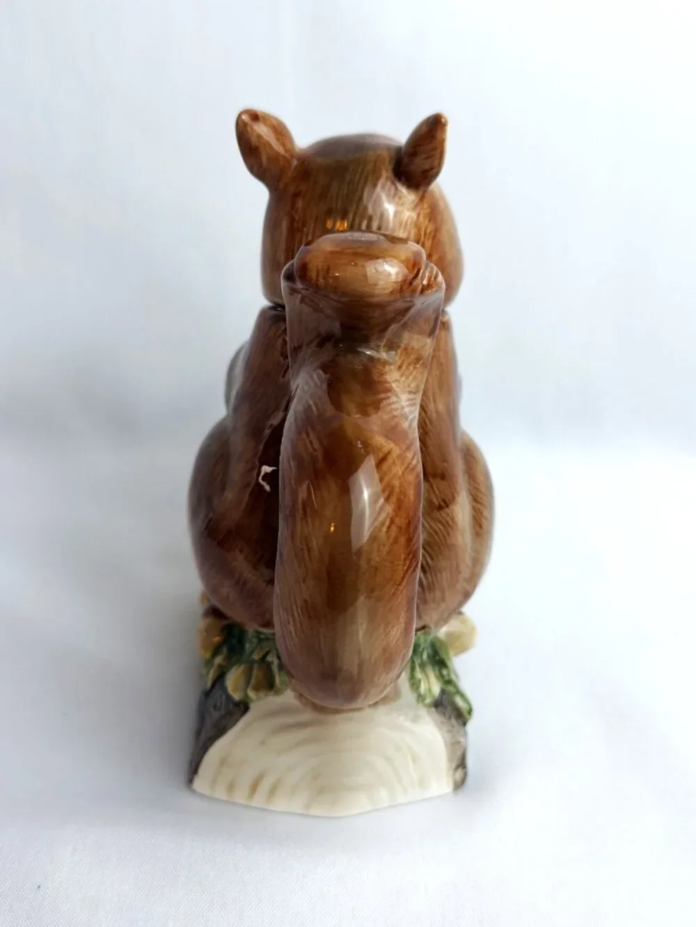 Takahashi Hand Painted Squirrel Teapot Japan Vintage Figural Woodland Ceramic